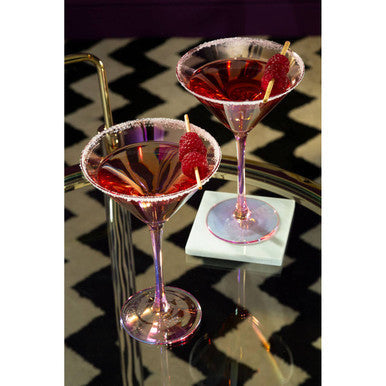 Marble & Brass Coasters (Set of 4)