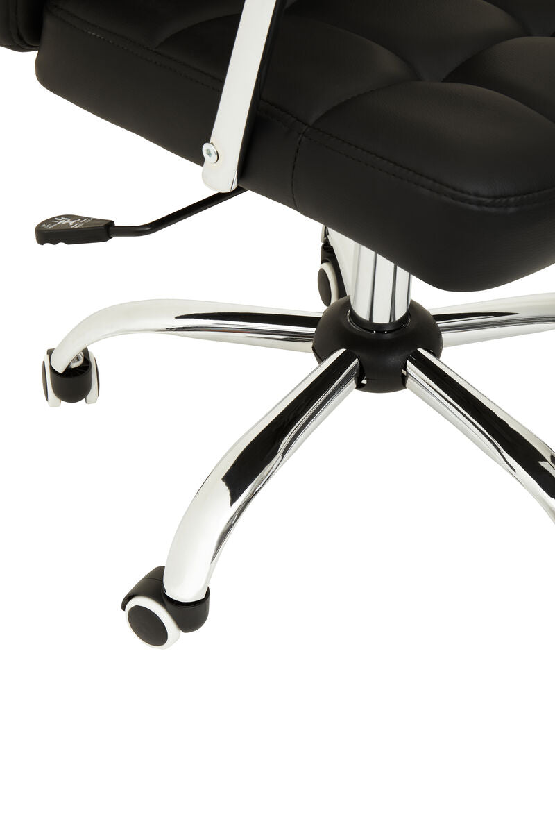Black Tufted Home Office Chair