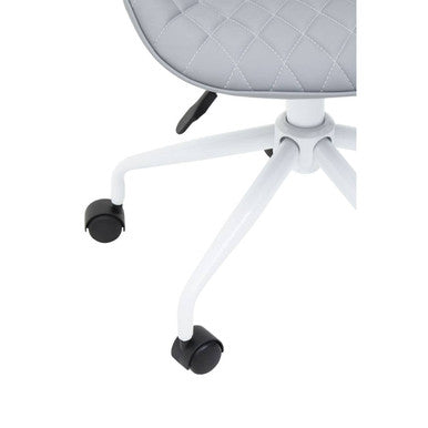 Grey and White Home Office Chair