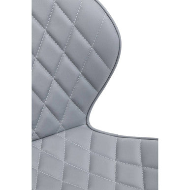 Grey and White Home Office Chair