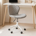 Grey and White Home Office Chair