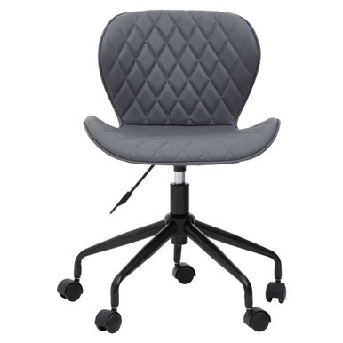 Grey and Black Home Office Chair