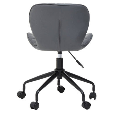 Grey and Black Home Office Chair