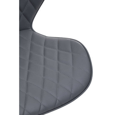 Grey and Black Home Office Chair