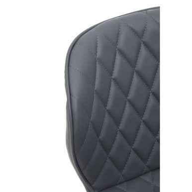 Grey and Black Home Office Chair
