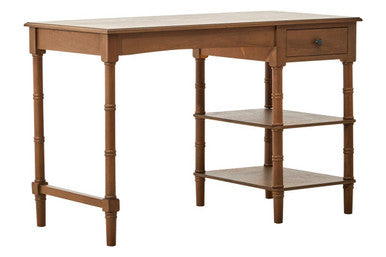 One Drawer Natural Wooden Desk