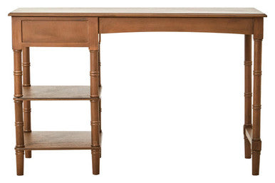 One Drawer Natural Wooden Desk