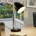 Matte Black Adjustable Desk Lamp