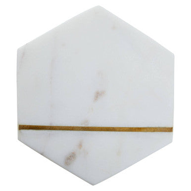 White Marble Coasters (Set of 4)