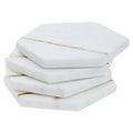 White Marble Coasters (Set of 4)