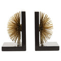 Gold Starburst Bookends (Set of 2)