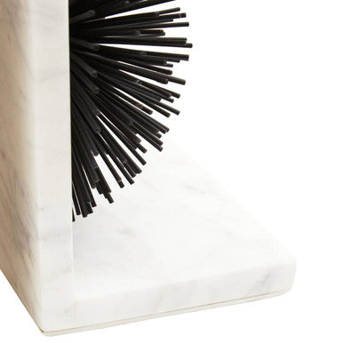Black Starburst Bookends (Set of 2)