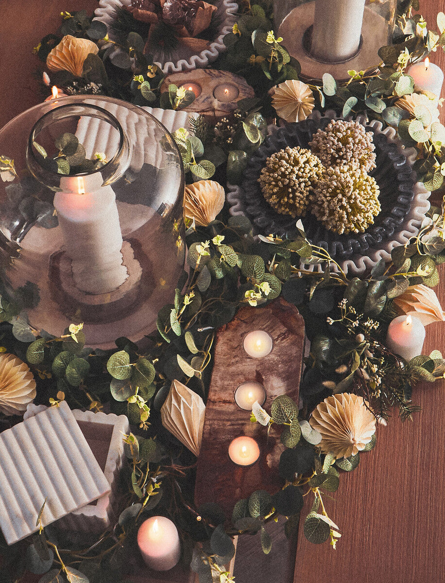 Fluted Grey Marble Bowl