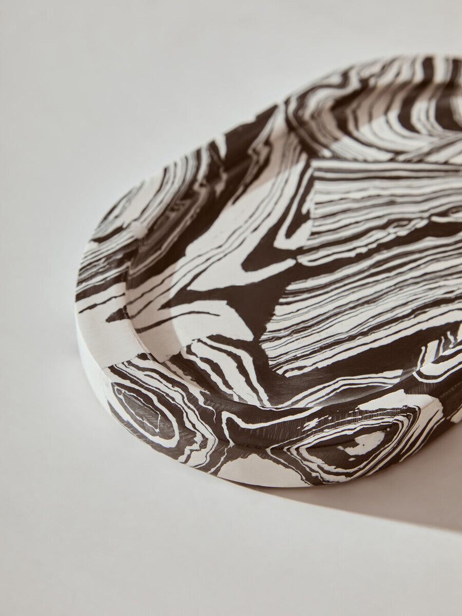 Oval Marble Tray