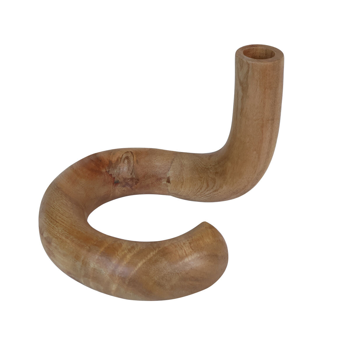 Natural Wood Candle Holder