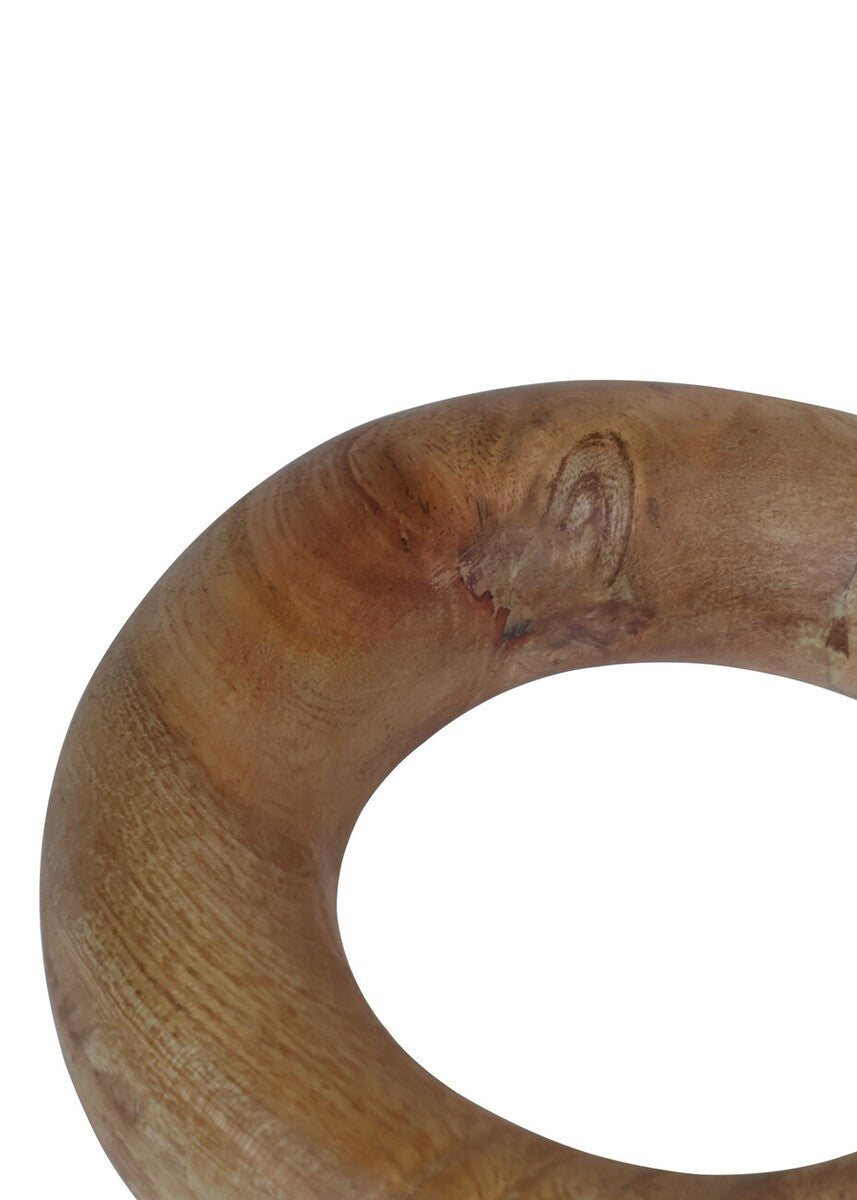 Natural Wood Candle Holder