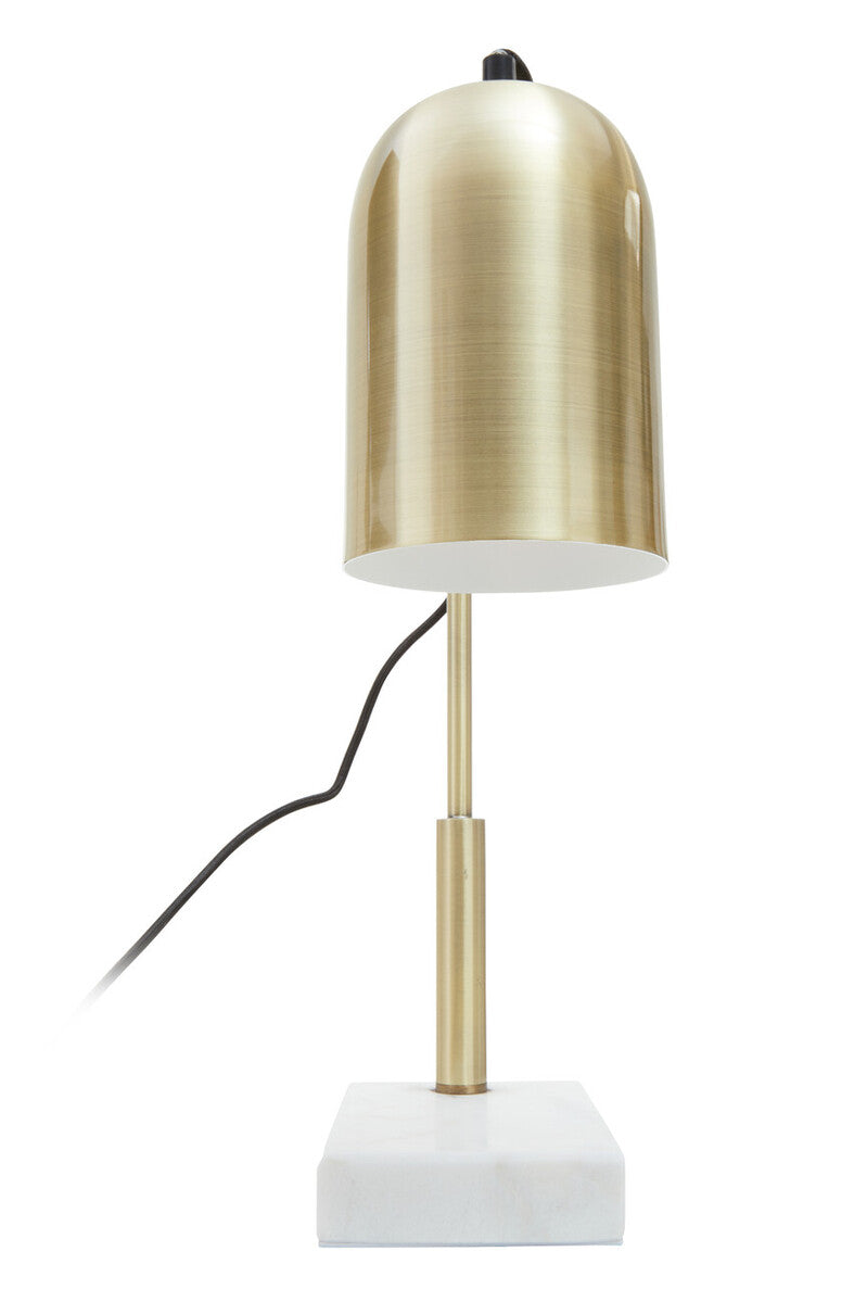 Gold and Marble Adjustable Desk Lamp