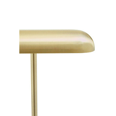 Brass and Black Marble Desk Lamp