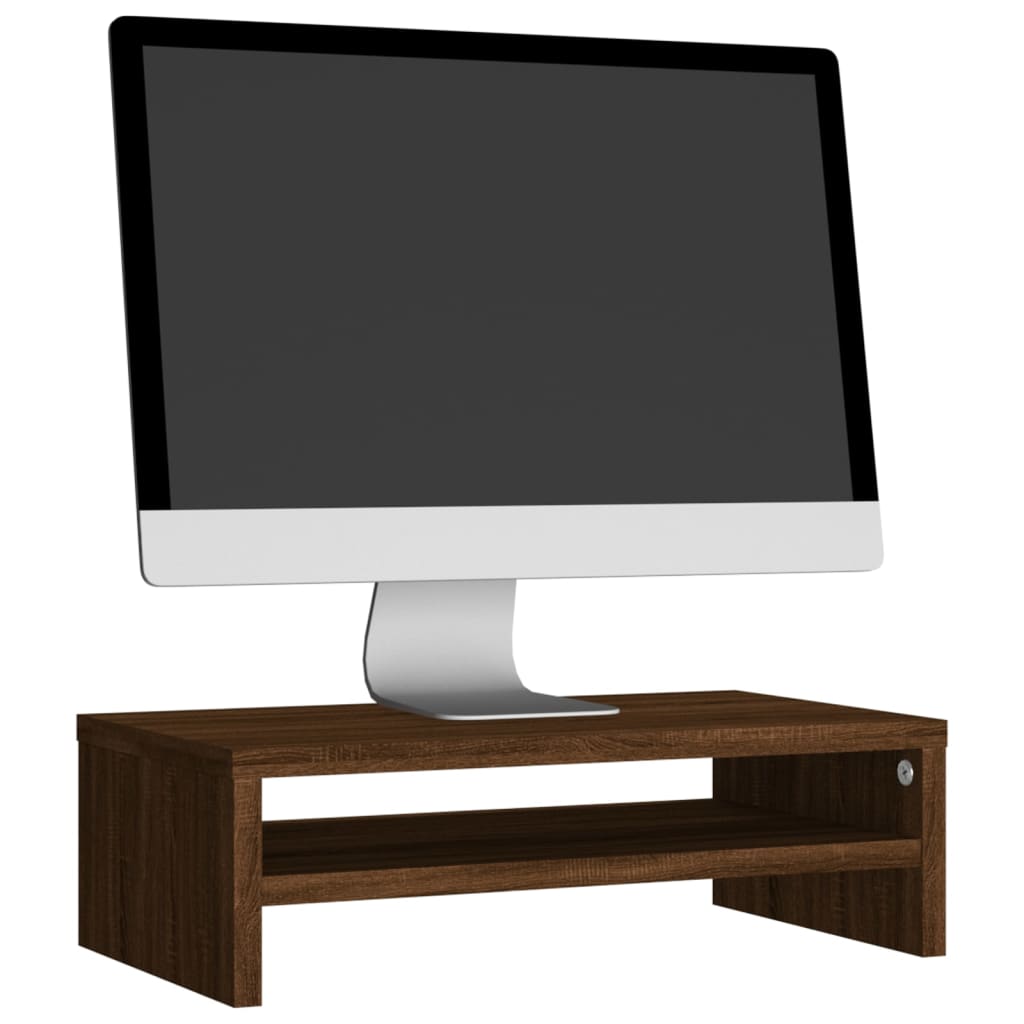 Monitor Stand - Brown Oak