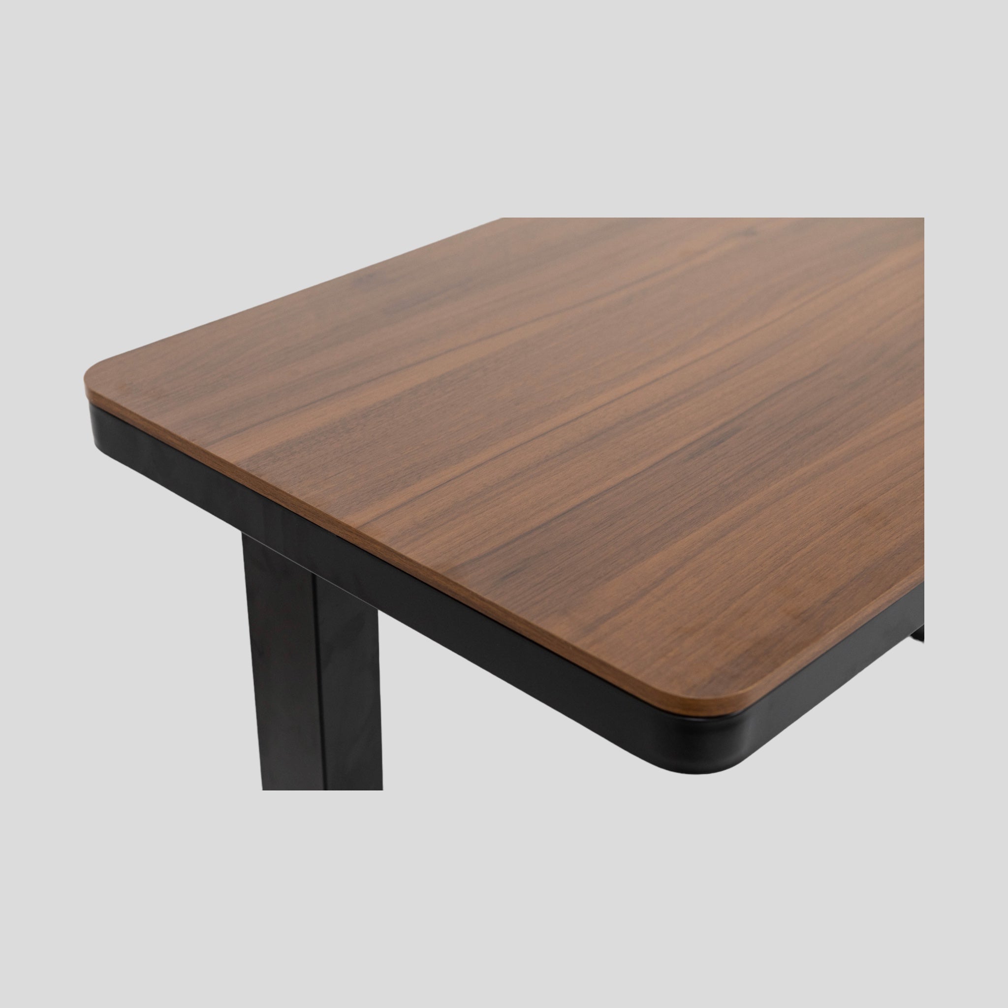 Walnut Wood Top Electric Height-Adjustable Standing Desk