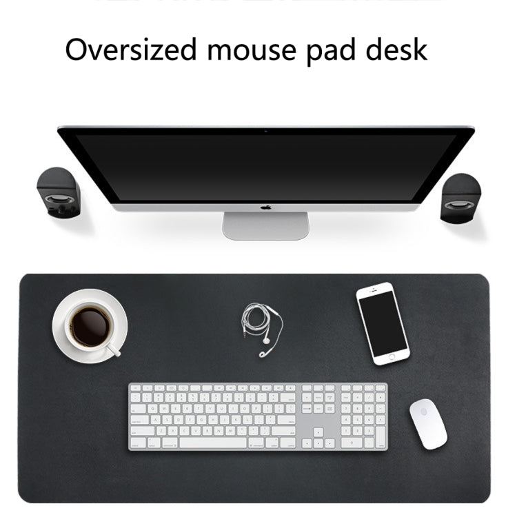 Double-Sided Leather Desk Mat (80 x 40cm)
