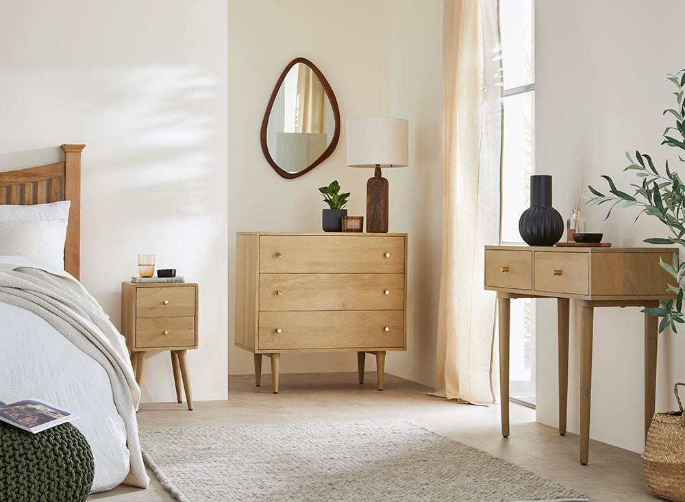 Minimalist Mango Wood Console Desk