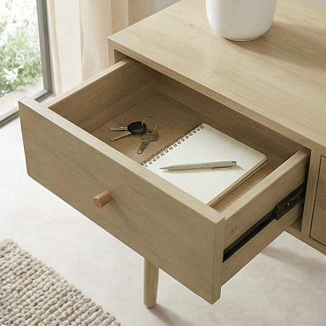 Minimalist Mango Wood Console Desk