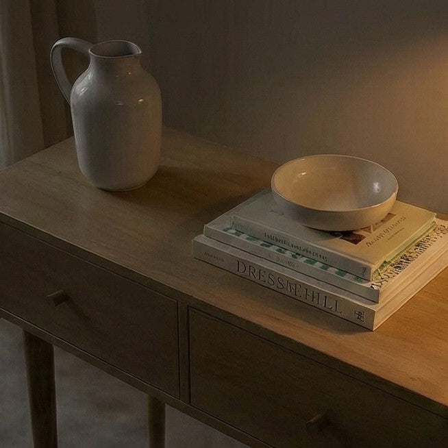 Minimalist Mango Wood Console Desk
