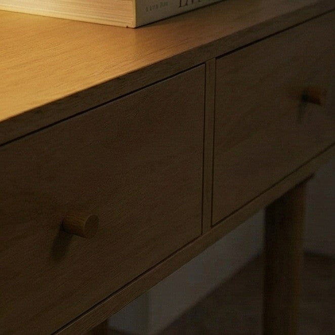 Minimalist Mango Wood Console Desk