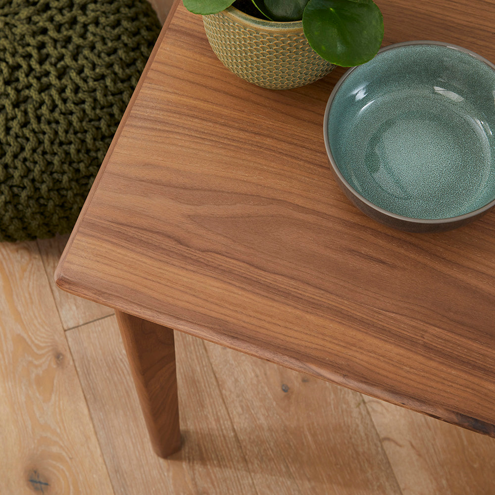 Walnut Writing Desk with Drawers
