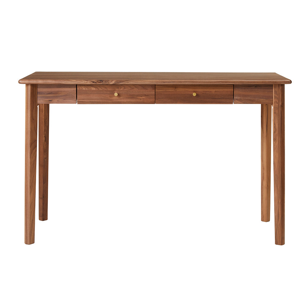 Walnut Writing Desk with Drawers