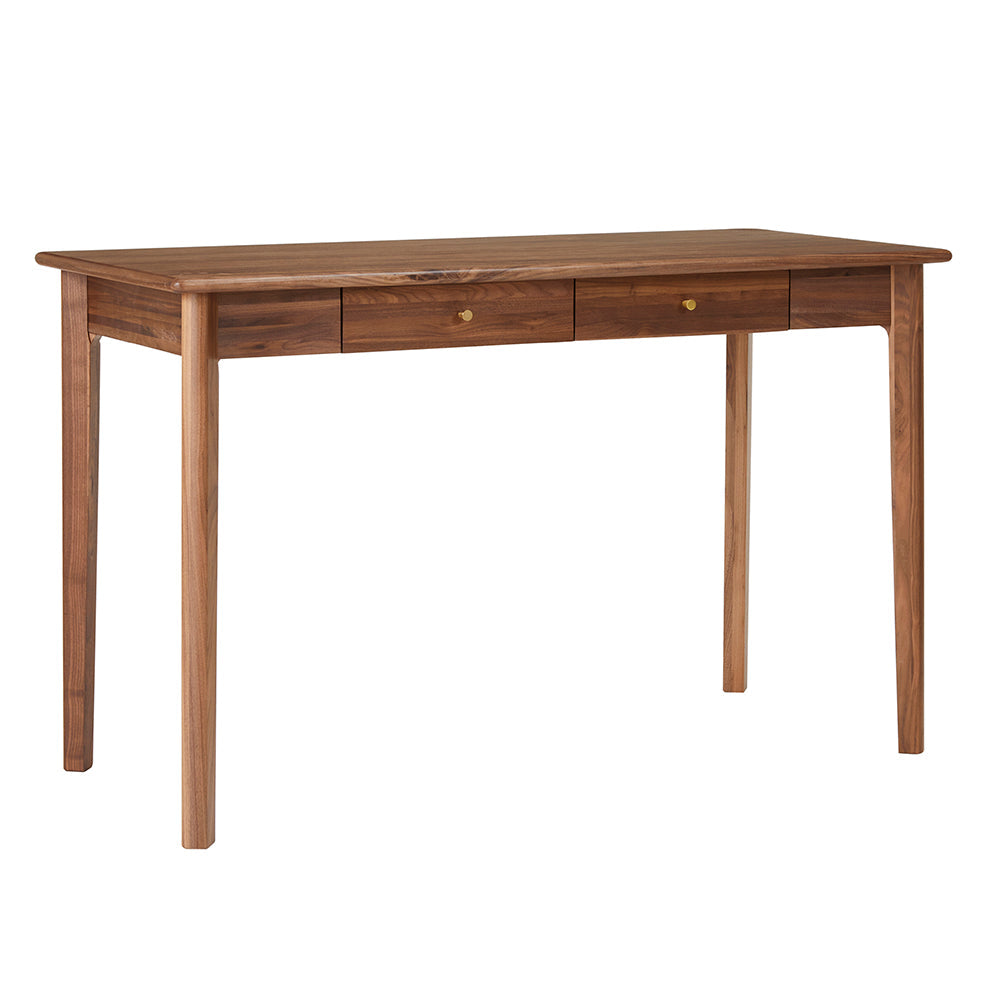 Walnut Writing Desk with Drawers