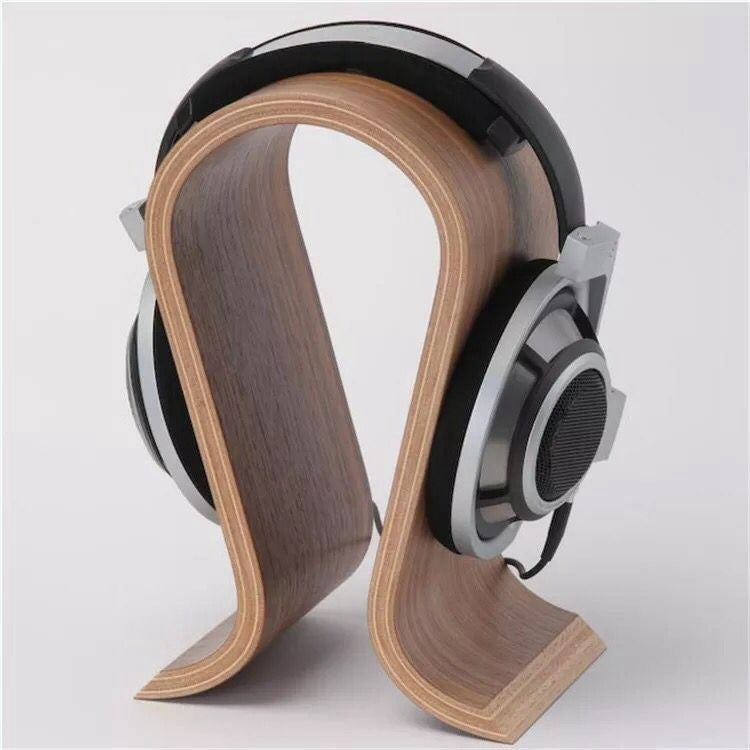 Solid Wood Headphone Stand