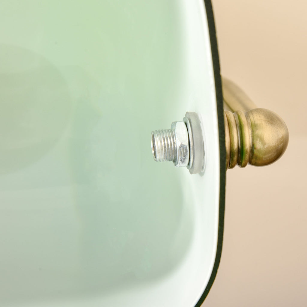 Banker's Desk Lamp - Green